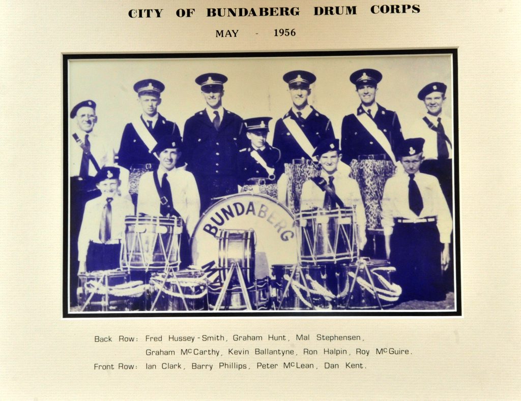 ORIGINAL DRUMMERS: A photo of the original City of Bundaberg Drum Corps in 1956. Photo: Contributed ORIGINAL DRUMMERS: A photo of the original City of Bundaberg Drum Corps in 1956. Photo: Contributed