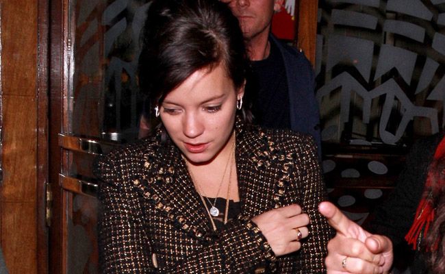 Lily Allen has reportedly sparked fears she is Lily Allen has reportedly sparked fears she is