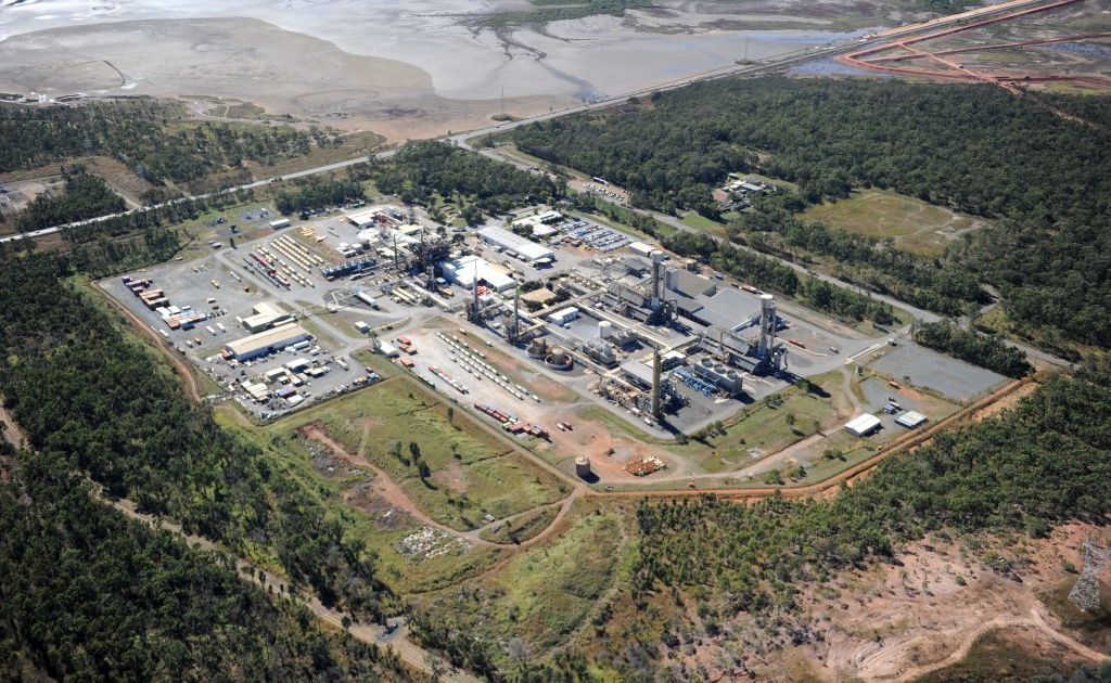 An aerial view of the Orica plant at Yarwun, west of Gladstone. An aerial view of the Orica plant at Yarwun, west of Gladstone.