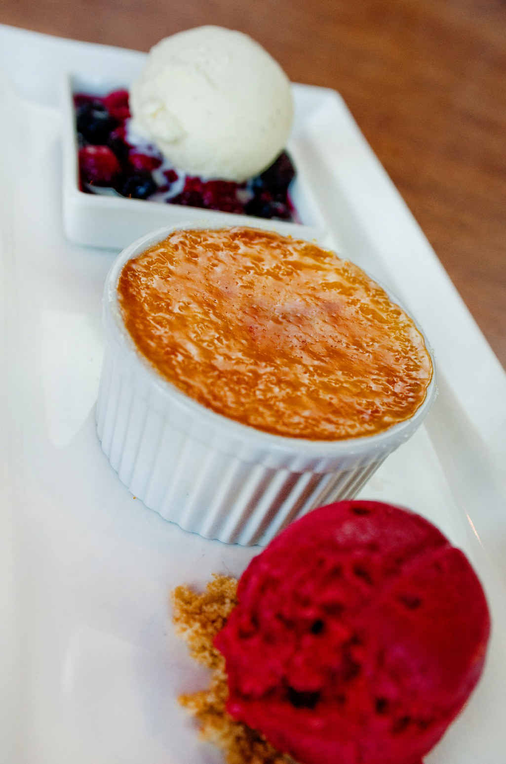 Creme brulee always tops the dessert list. Creme brulee always tops the dessert list.