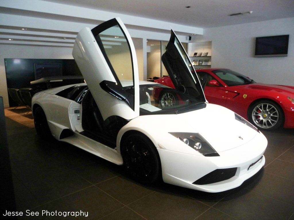 The 2008 model Lamborghini Murcielago LP640-4. The 2008 model Lamborghini Murcielago LP640-4.