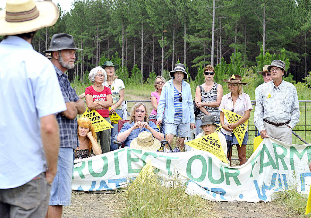 VIGILANT: Anti-CSG protesters (above and top right) at the entrance of the Eden Creek State Forest at Doubtful Creek and CSG mining preparations (above right) on the Metgasco site. VIGILANT: Anti-CSG protesters (above and top right) at the entrance of the Eden Creek State Forest at Doubtful Creek and CSG mining preparations (above right) on the Metgasco site.