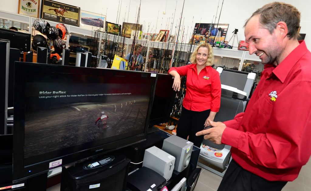 Tracey and Ross Benham at their family owned business Speedi Cash in Rockhampton. Tracey and Ross Benham at their family owned business Speedi Cash in Rockhampton.