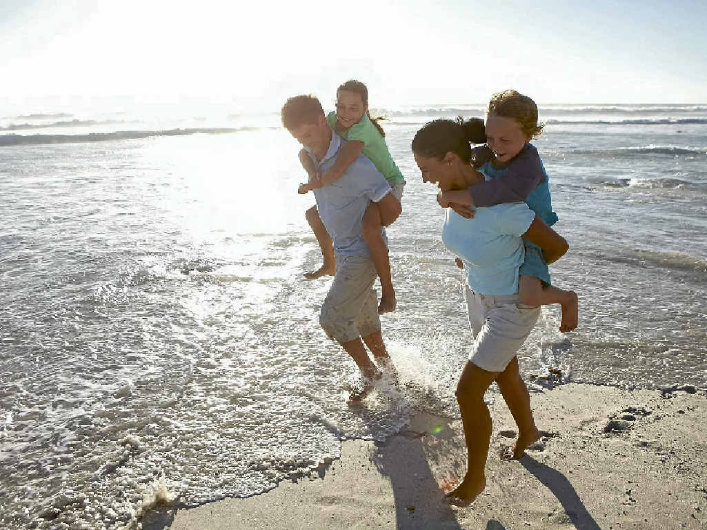 RELAX: Take time out with the family on the beach at Hamilton Island, a great way to enjoy Trucking Australia this June. RELAX: Take time out with the family on the beach at Hamilton Island, a great way to enjoy Trucking Australia this June.