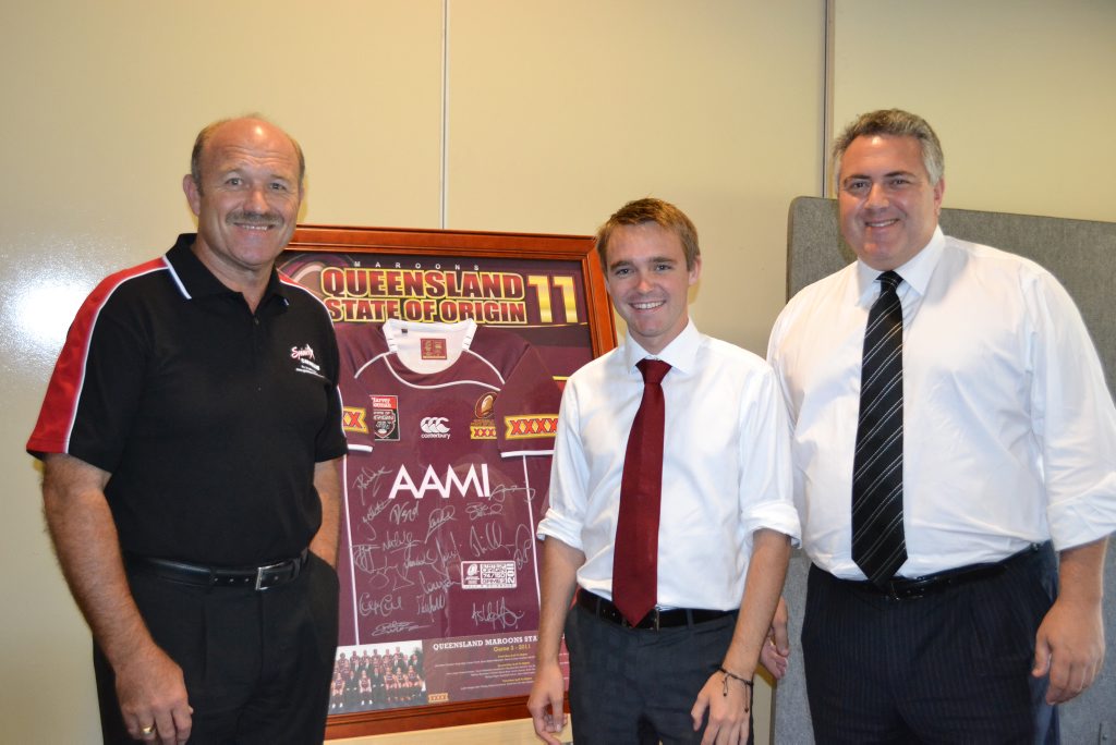 WALLY Lewis echoed the founder of Origin, the late Ron McAuliffe's famous quote 32 years ago - that Jesus Christ has blessed the past decade of Queensland dominance.
Photo: Sheree Echlin. WALLY Lewis echoed the founder of Origin, the late Ron McAuliffe's famous quote 32 years ago - that Jesus Christ has blessed the past decade of Queensland dominance.
Photo: Sheree Echlin.