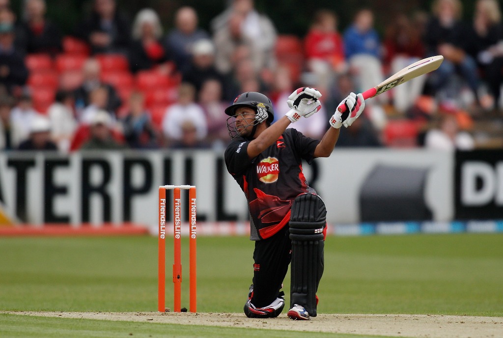 Ramnaresh Sarwan of Leicestershire picks up some runs during the Friends Life T20 match between Leicestershire and Nottinghamshire at Grace Road on June 12, 2012 in Leicester, England. Ramnaresh Sarwan of Leicestershire picks up some runs during the Friends Life T20 match between Leicestershire and Nottinghamshire at Grace Road on June 12, 2012 in Leicester, England.