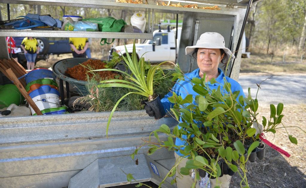 Conservation Volunteer Iris Cosgrove. Conservation Volunteer Iris Cosgrove.