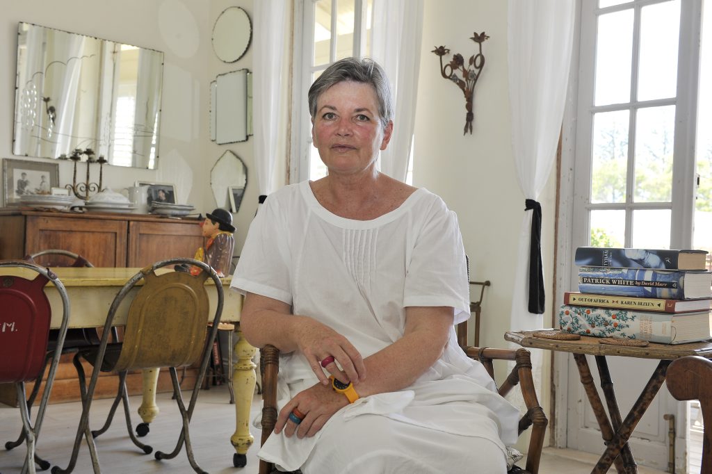 Valerie Hardy seated in one of her bamboo chairs. These were left to Valerie by a friend and she treasures them as an extremely thoughtful bequest. Valerie Hardy seated in one of her bamboo chairs. These were left to Valerie by a friend and she treasures them as an extremely thoughtful bequest.