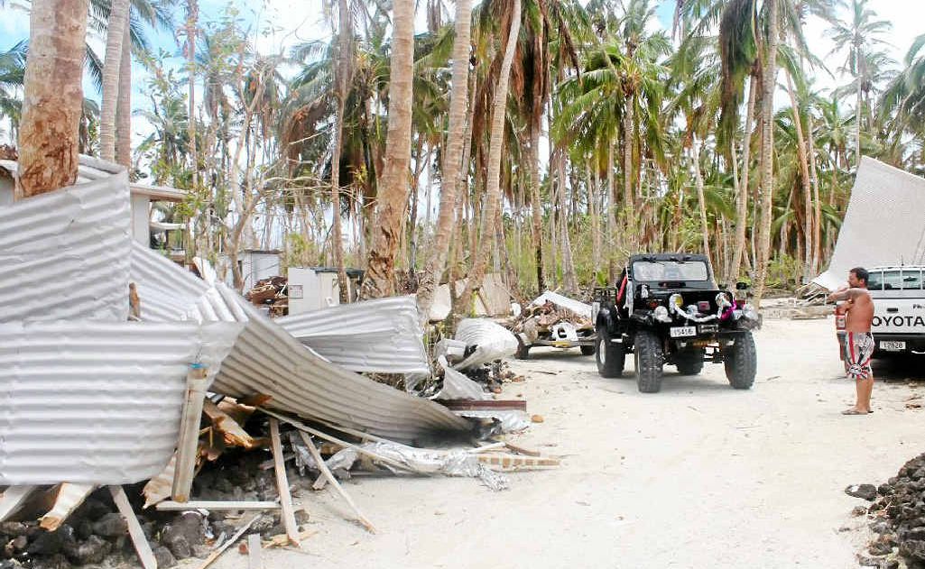 DIRECT HIT: Some of the damage in Samoa after Cyclone Evan struck last month. DIRECT HIT: Some of the damage in Samoa after Cyclone Evan struck last month.