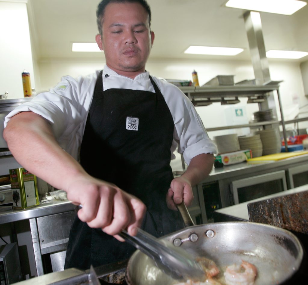 Frenchville Sports Club Sous Chef Att Kleidon. Photo: Chris Ison / The Morning Bulletin
