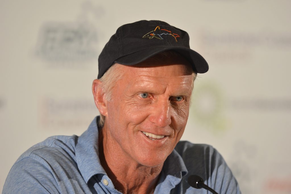 Greg Norman announces relaunch of Brookwater Golf and Country Club. Greg Norman announces relaunch of Brookwater Golf and Country Club.