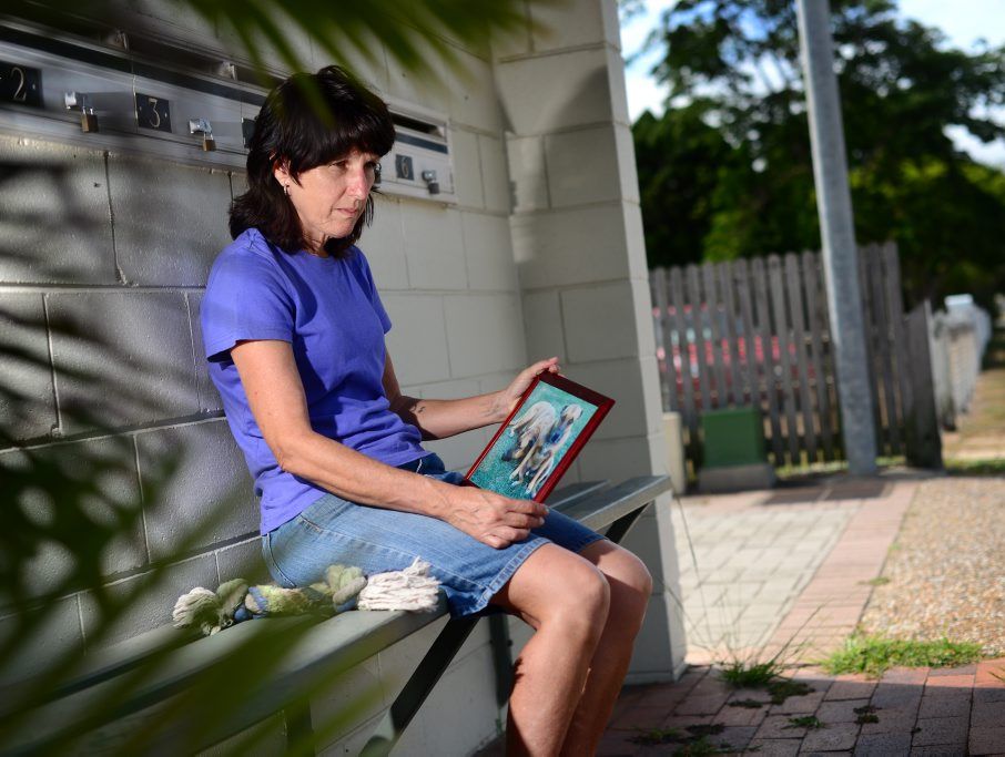 Janette Edwards believes her dog Buddy was stolen from her home in Gladstone. Janette Edwards believes her dog Buddy was stolen from her home in Gladstone.