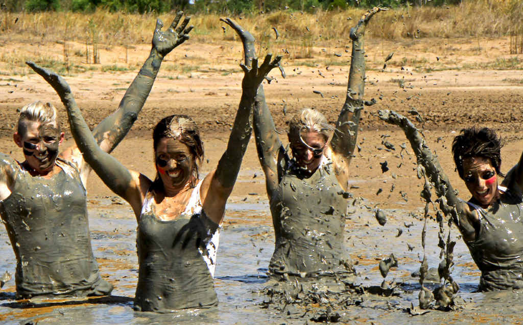 MUD BATH: Runners are getting ready for Emerald’s first Mud Run. MUD BATH: Runners are getting ready for Emerald’s first Mud Run.