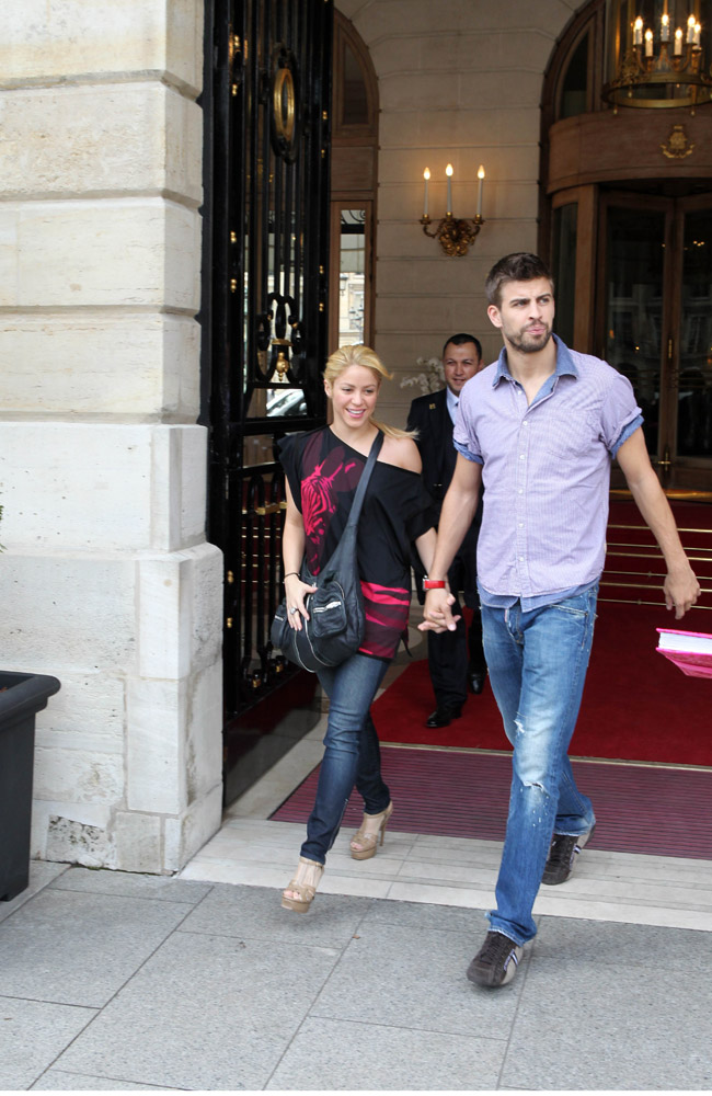 Gerard Pique helped present the proposal. Gerard Pique helped present the proposal.