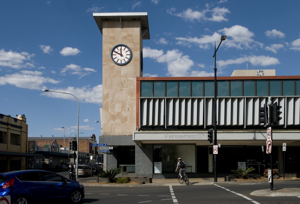 The former Commonwealth Bank building on the corner of Russell and Ruthven Sts is to become an adult entertainment venue. The former Commonwealth Bank building on the corner of Russell and Ruthven Sts is to become an adult entertainment venue.