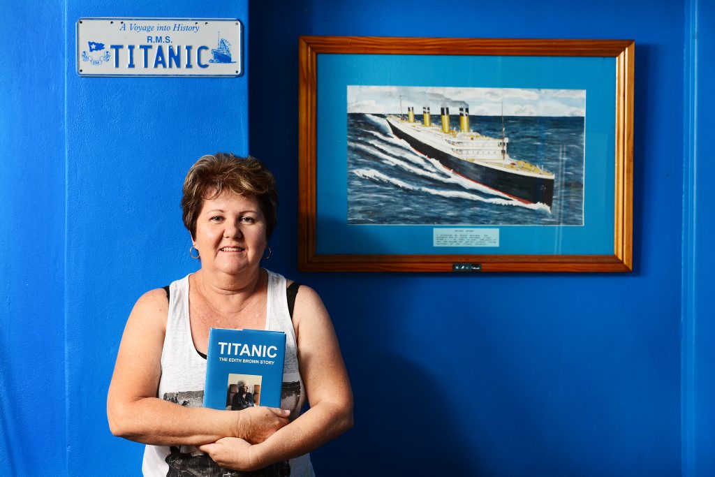 Granddaughter of the longest living survivor of the Titanic Dawn Pincott of Camira. Photo: David Nielsen / The Queensland Times Granddaughter of the longest living survivor of the Titanic Dawn Pincott of Camira. Photo: David Nielsen / The Queensland Times