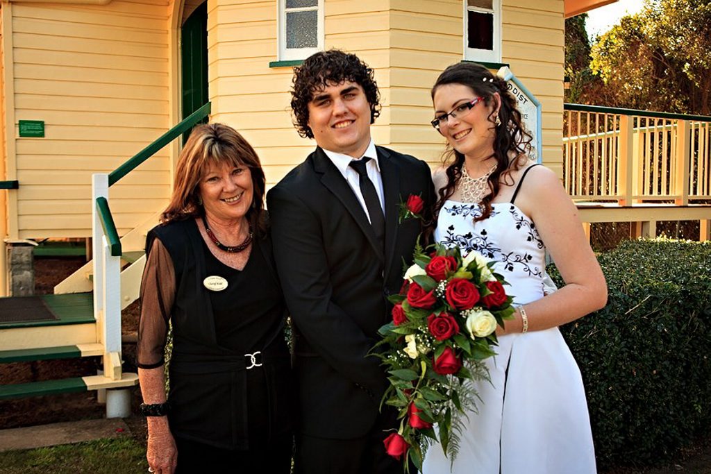 Hervey Bay's Cheryl Kidd has been named in the top 10 wedding celebrants in Australia. She wed Kristin and Brad Fox. Hervey Bay's Cheryl Kidd has been named in the top 10 wedding celebrants in Australia. She wed Kristin and Brad Fox.