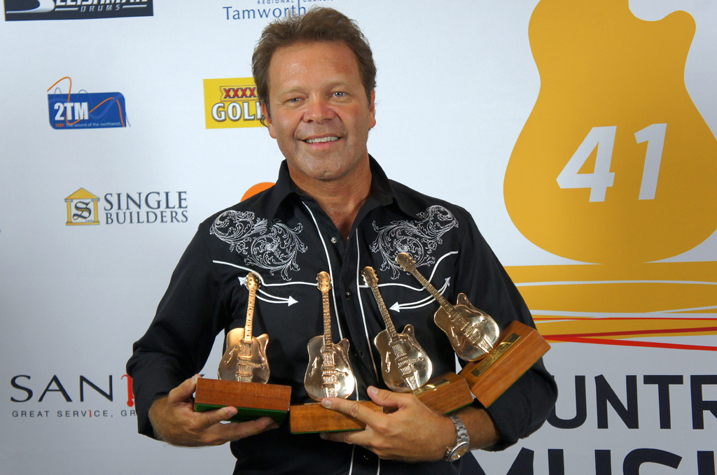 Troy Cassar-Daley wins four Golden Guitars. Troy Cassar-Daley wins four Golden Guitars.