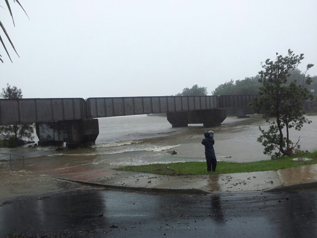 The Bureau of Meteorology has issued a 'flood watch' for the Coffs Creek over the next 24 hours. The Bureau of Meteorology has issued a 'flood watch' for the Coffs Creek over the next 24 hours.