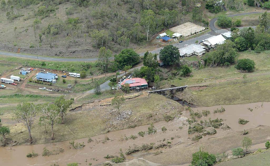 Woolooga from the air yesterday. Woolooga from the air yesterday.