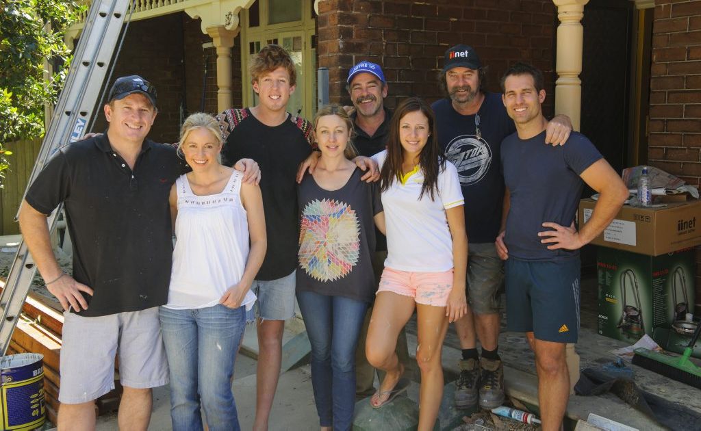 The Block All Stars contestants, from left, Phil and Amity, Josh and Jenna, Dan and Danni, and Mark and Duncan. The Block All Stars contestants, from left, Phil and Amity, Josh and Jenna, Dan and Danni, and Mark and Duncan.