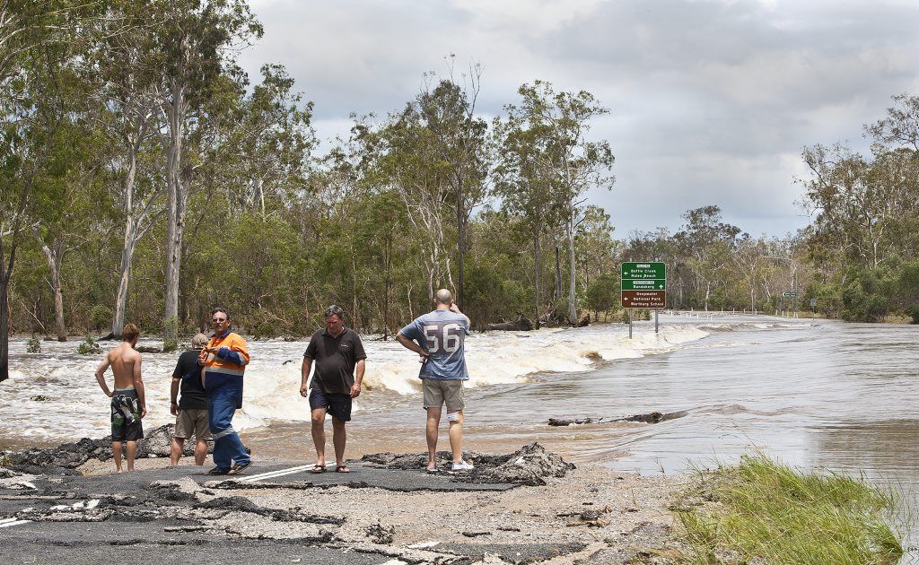 BOOMING BAFFLE: The road was destroyed and the Essendean Bridge disappeared as Baffle Creek burst its banks and went above major flood levels at 22 metres. Photos: Carl O'Loughlin BOOMING BAFFLE: The road was destroyed and the Essendean Bridge disappeared as Baffle Creek burst its banks and went above major flood levels at 22 metres. Photos: Carl O'Loughlin