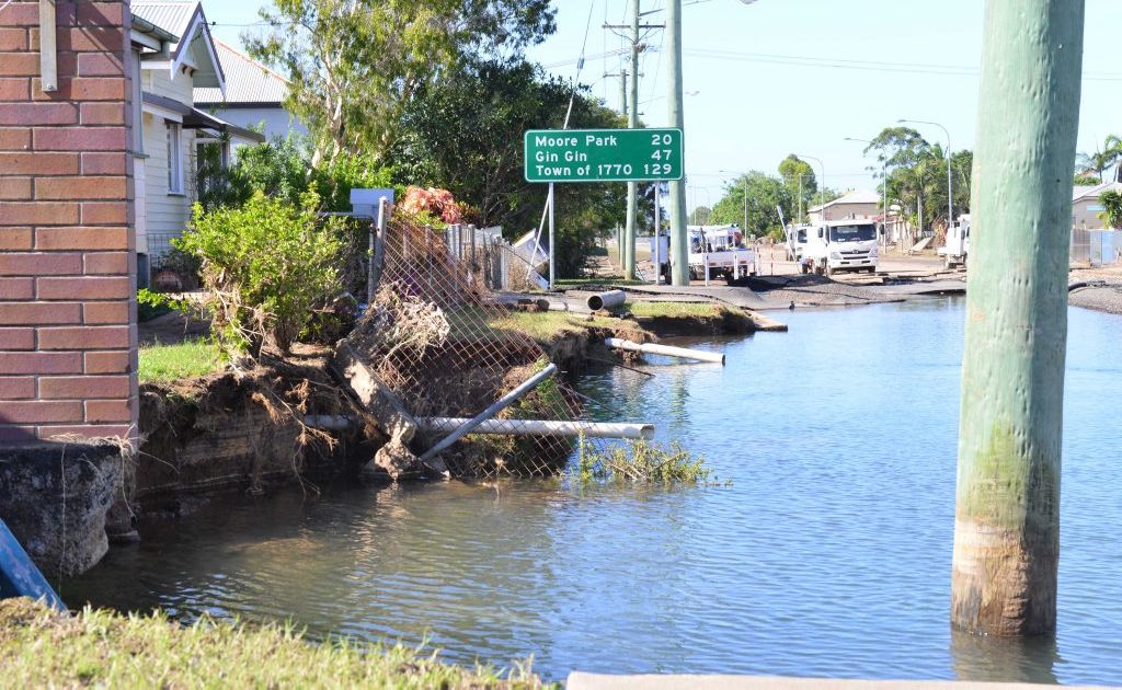 FLOOD DAMAGE: Queen st North Bundaberg. Photo: Scottie Simmonds / NewsMail FLOOD DAMAGE: Queen st North Bundaberg. Photo: Scottie Simmonds / NewsMail