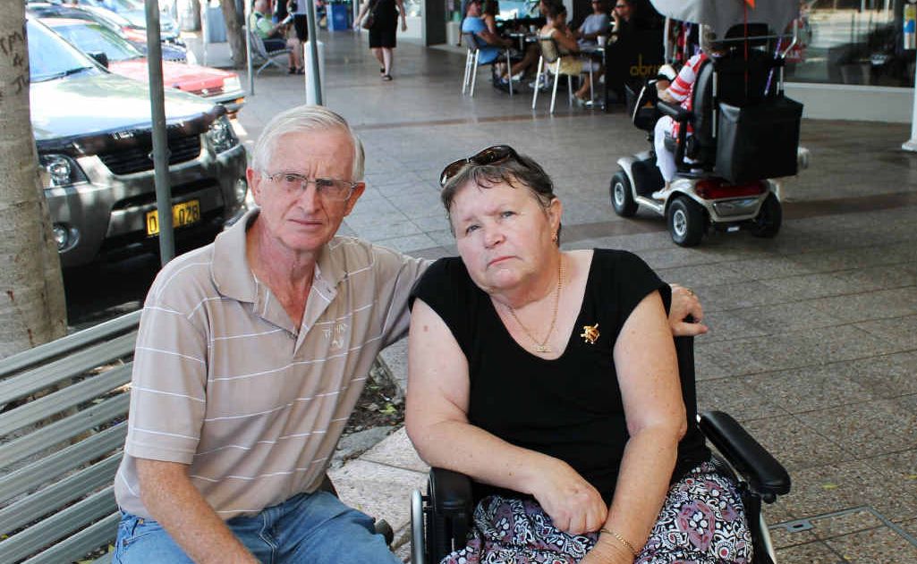 INQUIRY WELCOMED: Lesley and Charles Nicholson, of West Ballina, have welcomed a NSW Staysafe road safety committee inquiry into motorised scooters. Lesley suffered multiple injuries after being hit by a scooter in 2012. INQUIRY WELCOMED: Lesley and Charles Nicholson, of West Ballina, have welcomed a NSW Staysafe road safety committee inquiry into motorised scooters. Lesley suffered multiple injuries after being hit by a scooter in 2012.