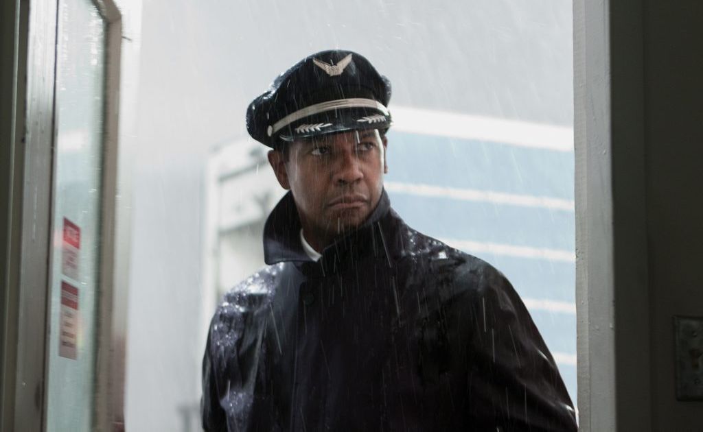 Denzel Washington in a scene from the movie Flight. Denzel Washington in a scene from the movie Flight.