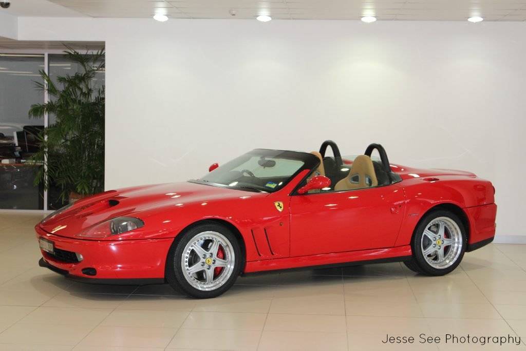 The 2001 Ferrari 550 Barchetta. The 2001 Ferrari 550 Barchetta.