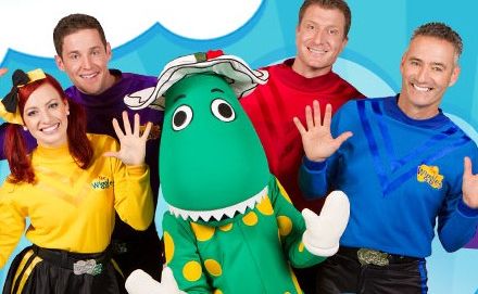 The group Simon, Emma, Lachlan and long-time Wiggle Anthony. The group Simon, Emma, Lachlan and long-time Wiggle Anthony.