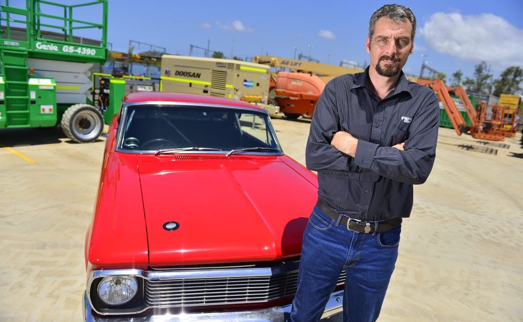 Craig Sherman and his Ford XP Coupe 1965. Craig Sherman and his Ford XP Coupe 1965.