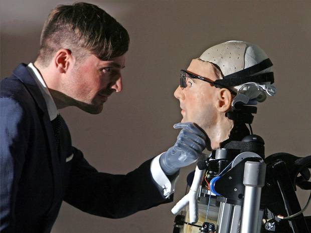 Meet Rex: the $1m bionic man with working heart, set of lungs and human face Meet Rex: the $1m bionic man with working heart, set of lungs and human face