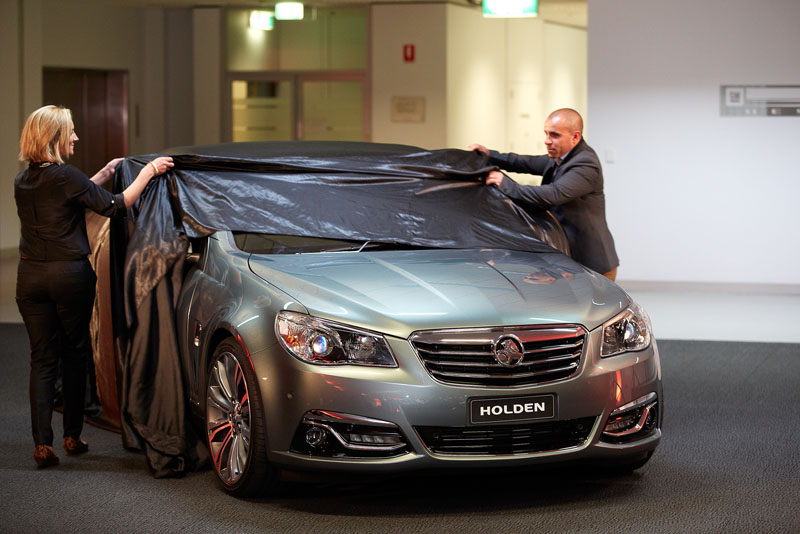The new Holden Commodore will be launched within the month. The new Holden Commodore will be launched within the month.