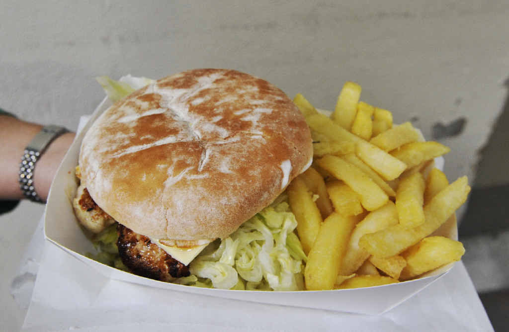 HEARTY FOOD: Meal for under ten dollars at Beloporto in Byron Bay. HEARTY FOOD: Meal for under ten dollars at Beloporto in Byron Bay.