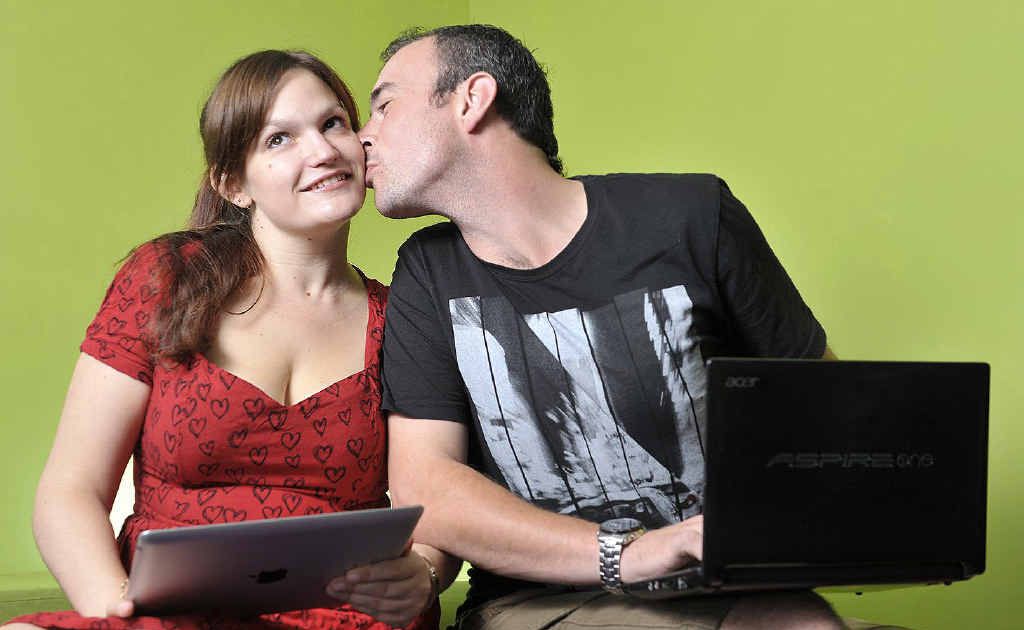 Maddi Martin and Nick Winsor plan an engagement after being matched on an online dating site six months ago. Maddi Martin and Nick Winsor plan an engagement after being matched on an online dating site six months ago.