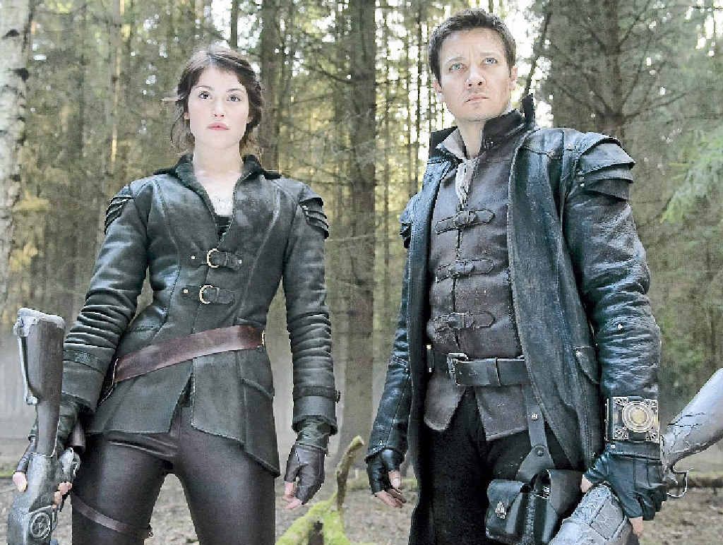 EQUAL PARTNERS: Gemma Arterton (Gretel) and Jeremy Renner (Hansel) in a scene from the movie Hansel & Gretel: Witch Hunters. EQUAL PARTNERS: Gemma Arterton (Gretel) and Jeremy Renner (Hansel) in a scene from the movie Hansel & Gretel: Witch Hunters.