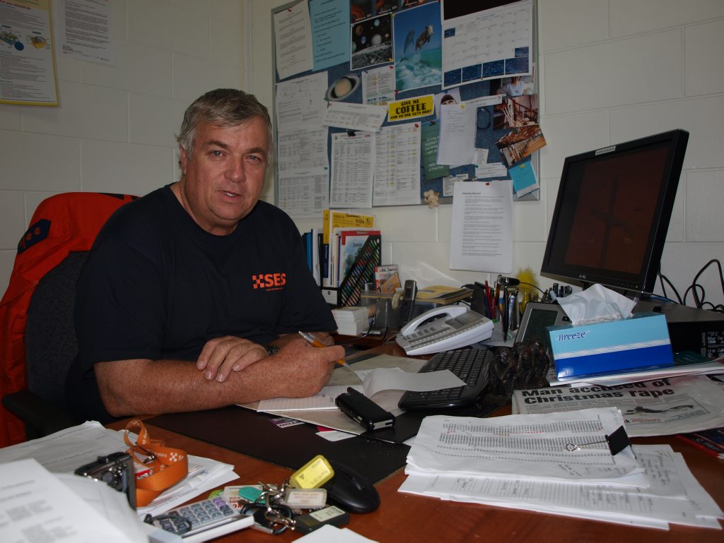 Bundaberg SES Controller Bill Daniells said his volunteers did an 'exceptional' job during the floods. Bundaberg SES Controller Bill Daniells said his volunteers did an 'exceptional' job during the floods.