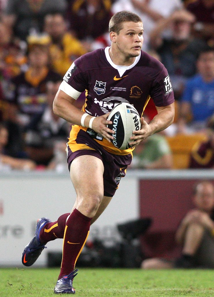 Dale Copley of the Broncos in action during the round five NRL match between the Brisbane Broncos and the St George Illawarra Dragons at Suncorp Stadium on March 30, 2012 in Brisbane, Australia. Dale Copley of the Broncos in action during the round five NRL match between the Brisbane Broncos and the St George Illawarra Dragons at Suncorp Stadium on March 30, 2012 in Brisbane, Australia.
