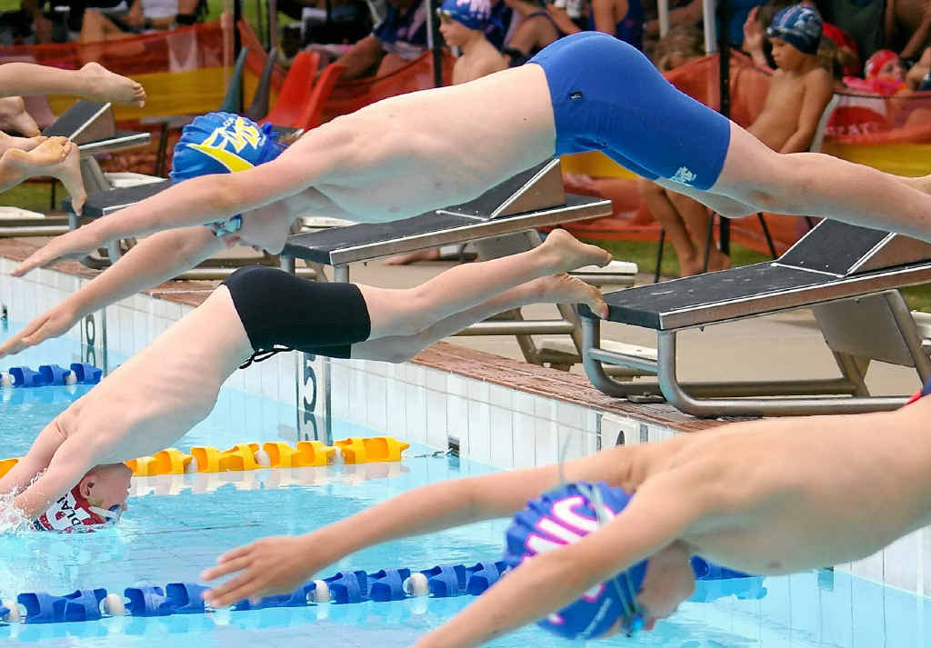 Darcy Cartwright dives into the pool during a swim meet. Cartwright was one of many Gympie swimmers to break personal bests at the Queensland Sprint Championships in Brisbane last weekend. Darcy Cartwright dives into the pool during a swim meet. Cartwright was one of many Gympie swimmers to break personal bests at the Queensland Sprint Championships in Brisbane last weekend.