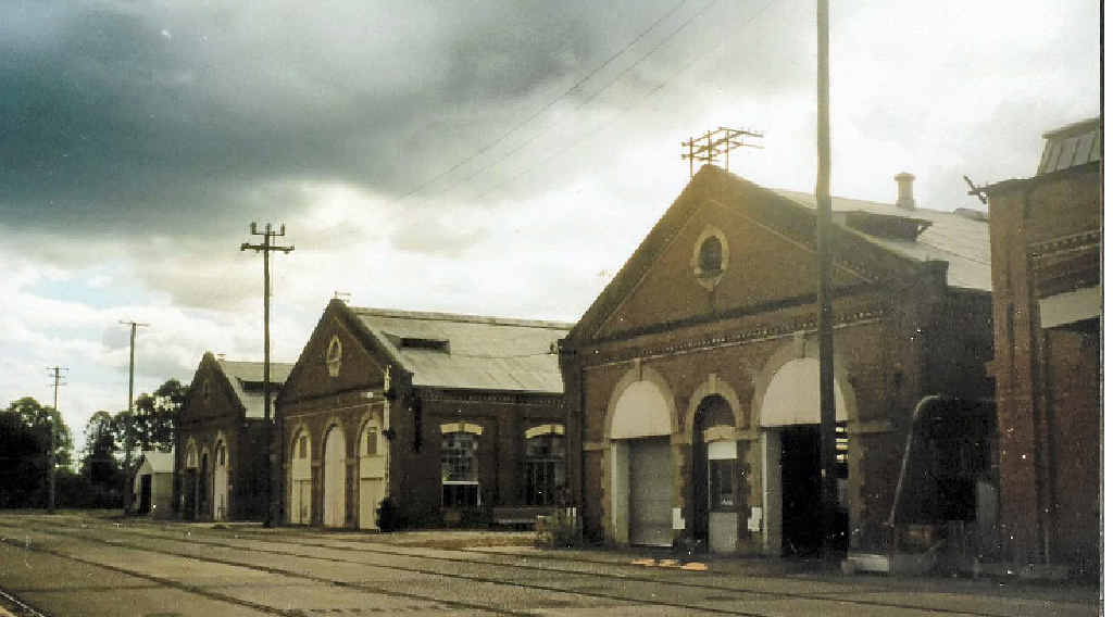 MOOD LIGHTING: Dorothy Kable captured the darker side of Warwick’s railway buildings in this shot. MOOD LIGHTING: Dorothy Kable captured the darker side of Warwick’s railway buildings in this shot.
