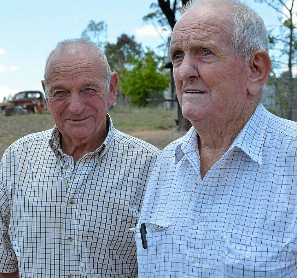 BOYS WILL BE BOYS: Alwyn ‘Hambo’ Hamblin reckons Mac Costello taught him how to drink some 50 years ago at a cut out party at the Seagoe woolshed. And Hambo describes himself as a BOYS WILL BE BOYS: Alwyn ‘Hambo’ Hamblin reckons Mac Costello taught him how to drink some 50 years ago at a cut out party at the Seagoe woolshed. And Hambo describes himself as a