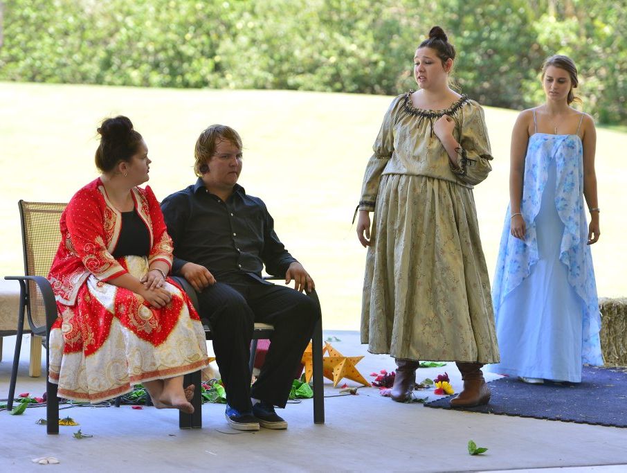 Rehearsals for the upcoming Midsummer Night's Dream at the Marina Stage.