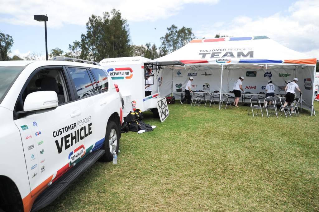 Suncorp Insurance has set up a mobile operation to help Bundaberg flood victims. Suncorp Insurance has set up a mobile operation to help Bundaberg flood victims.