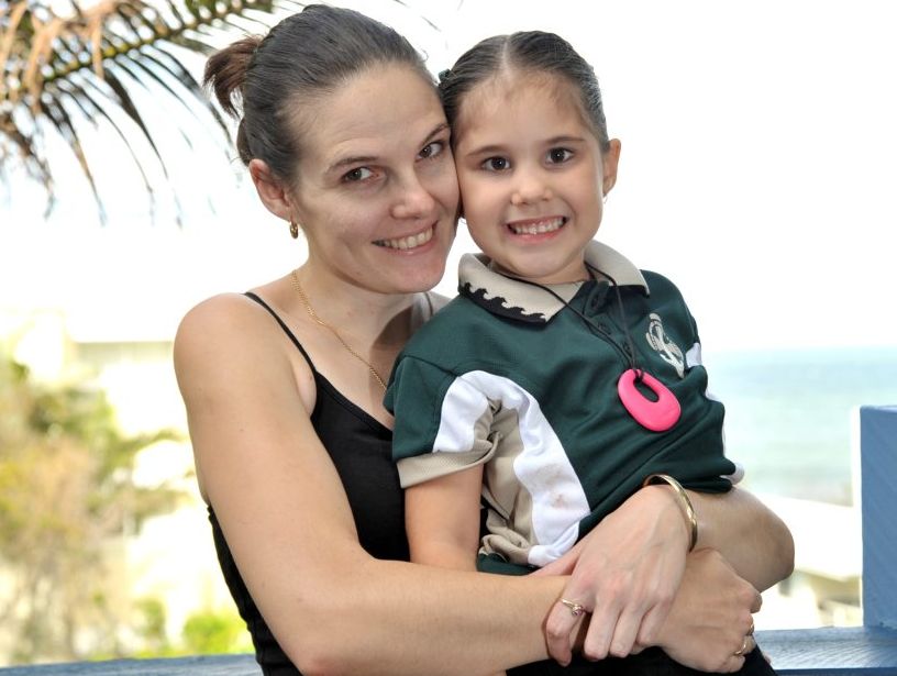 Erin Law with daughter Bailey at Spectrum Psychology, Coolum Beach. Erin Law with daughter Bailey at Spectrum Psychology, Coolum Beach.