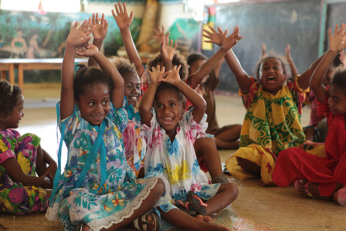 P & O Cruises has paired with Save the Children to make a difference in communities all over Vanuatu. P & O Cruises has paired with Save the Children to make a difference in communities all over Vanuatu.