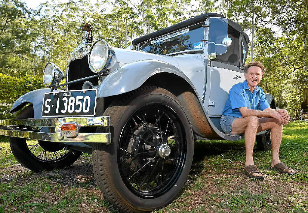 PRIDE AND JOY: Bevin Mutch will display his rebuilt 1929 Model A Ford this month. PRIDE AND JOY: Bevin Mutch will display his rebuilt 1929 Model A Ford this month.