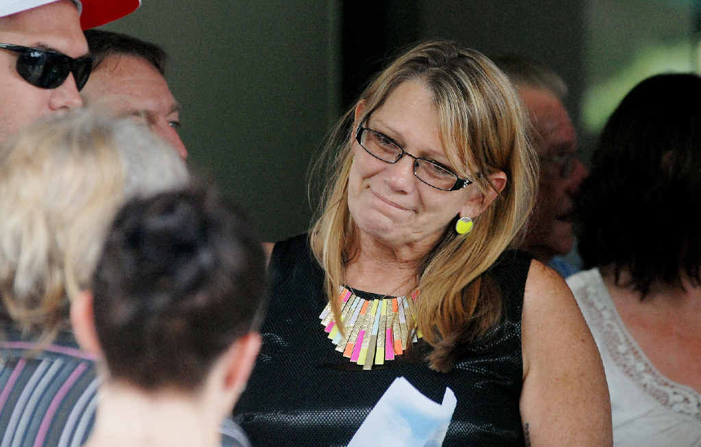 Vicki Blackburn wore a touch of colour to honour her daughter’s love of life. Vicki Blackburn wore a touch of colour to honour her daughter’s love of life.