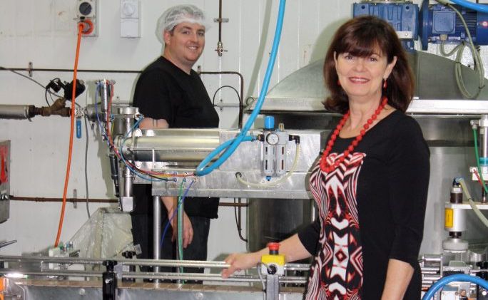 Founder of The Right Food Group, Anni Brownjohn, in the companys factory in Murwillumbah Founder of The Right Food Group, Anni Brownjohn, in the companys factory in Murwillumbah