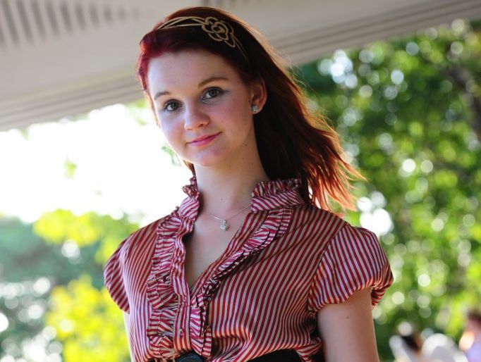 Dress rehersal for A Midsummer Night's Dream, Marina Stage, Gladstone. Hayley Horton, 16.